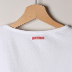 Supermom Zwangerschapsshirt V-hals Wit S tem L