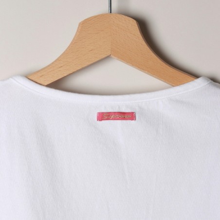 Supermom Zwangerschapsshirt V-hals Wit S tem L