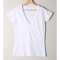 Supermom Zwangerschapsshirt V-hals Wit S tem L