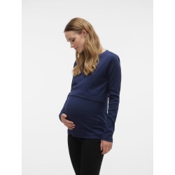Mamalicious Voedingstop Regular Fit Donkerblauw S tem XXL