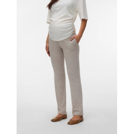 Mamalicious Zwangerschapsbroek Regular Fit Beige S tem XL