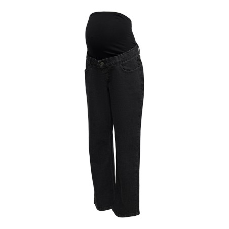Mamalicious Zwangerschapsjeans Wide Leg Zwart S tem XXL