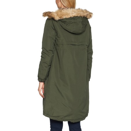 Mamalicious Zwangerschapsjas Parka Donkergroen S