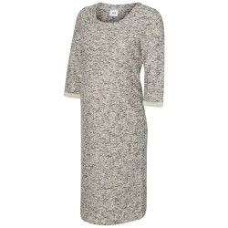 Mamalicious Zwangerschapsjurk Jersey Gemêleerd Zwart S tem L