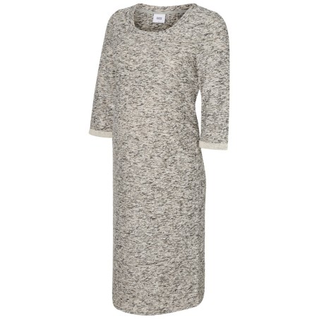 Mamalicious Zwangerschapsjurk Jersey Gemêleerd Zwart S tem L