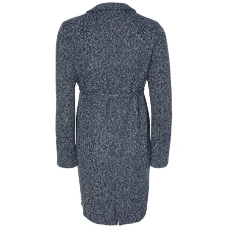 Mamalicious Zwangerschapsmantel Reverskraag Blauw S tem XL