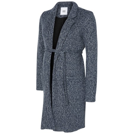 Mamalicious Zwangerschapsmantel Reverskraag Blauw S tem XL