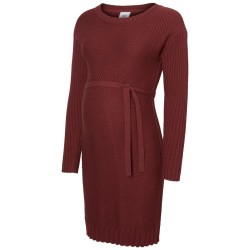 Mamalicious Zwangerschapsjurk Knit Zinfandel S tem L