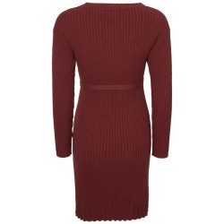 Mamalicious Zwangerschapsjurk Knit Zinfandel S tem L