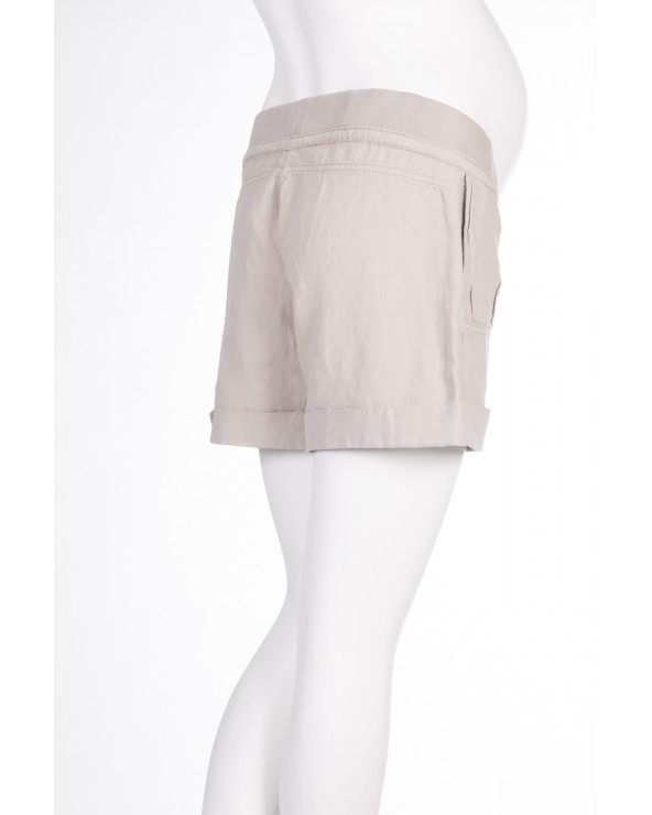 Linnen Zwangerschapsshort bellybutton NIEUW