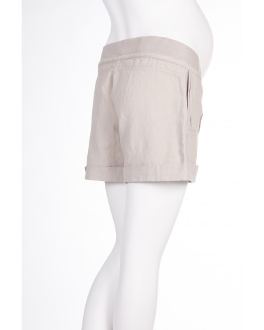 Linnen Zwangerschapsshort bellybutton NIEUW
