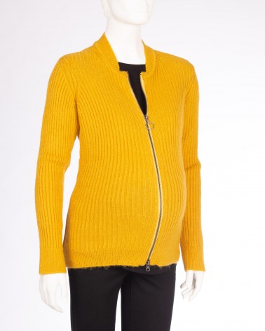 Zachte kabeltricot cardigan Small Supermom NIEUW